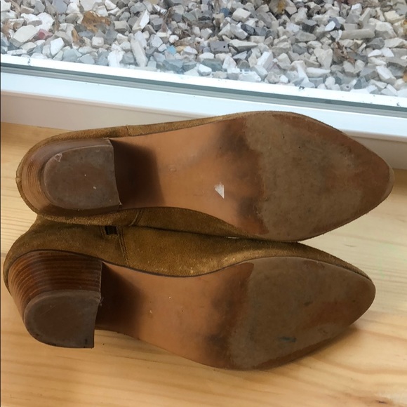 Coconuts by matisse 10 suede booties boots heel - Picture 8 of 8